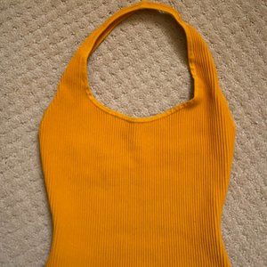 Aritzia Babaton Sculpt Knit Backless Halter Top